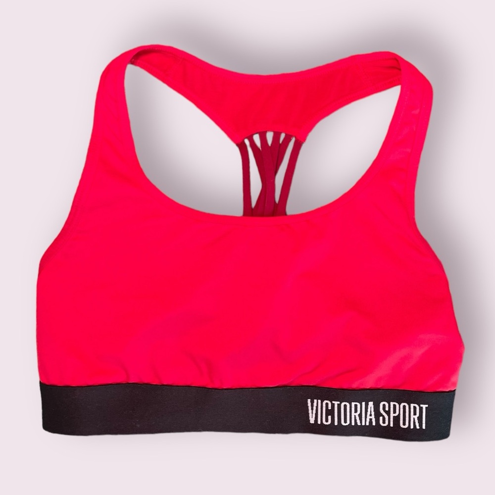 VICTORIA SECRET - Sport line red and black sports bra